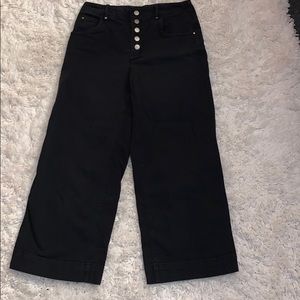 Wide leg boot cut jeans